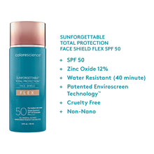 Cargar imagen en el visor de la galería, Sunforgettable Face Shield Flex SPF50 - COLORESCIENCE